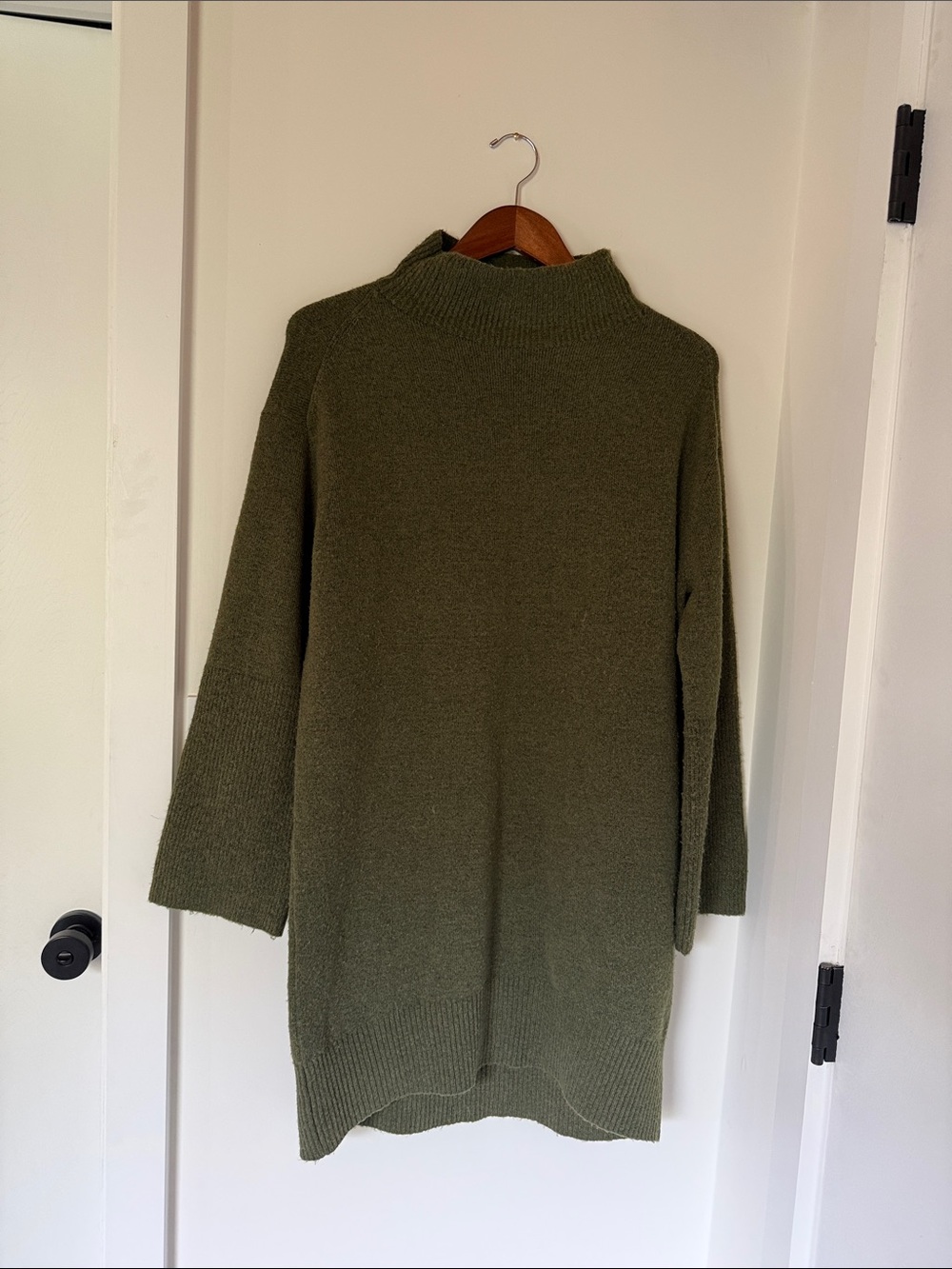 a new day Olive Green Midi Sweater Dress